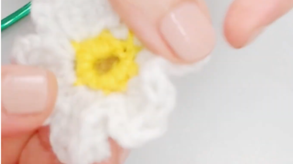 🌼 Margarita en Crochet Paso a Paso