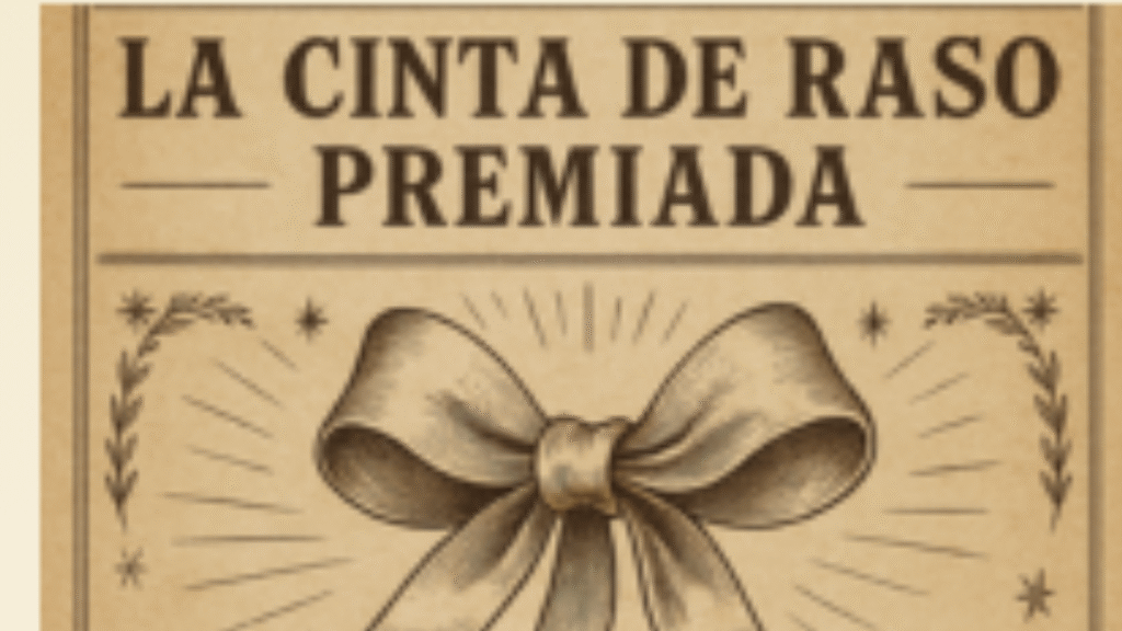 cinta de raso premiada