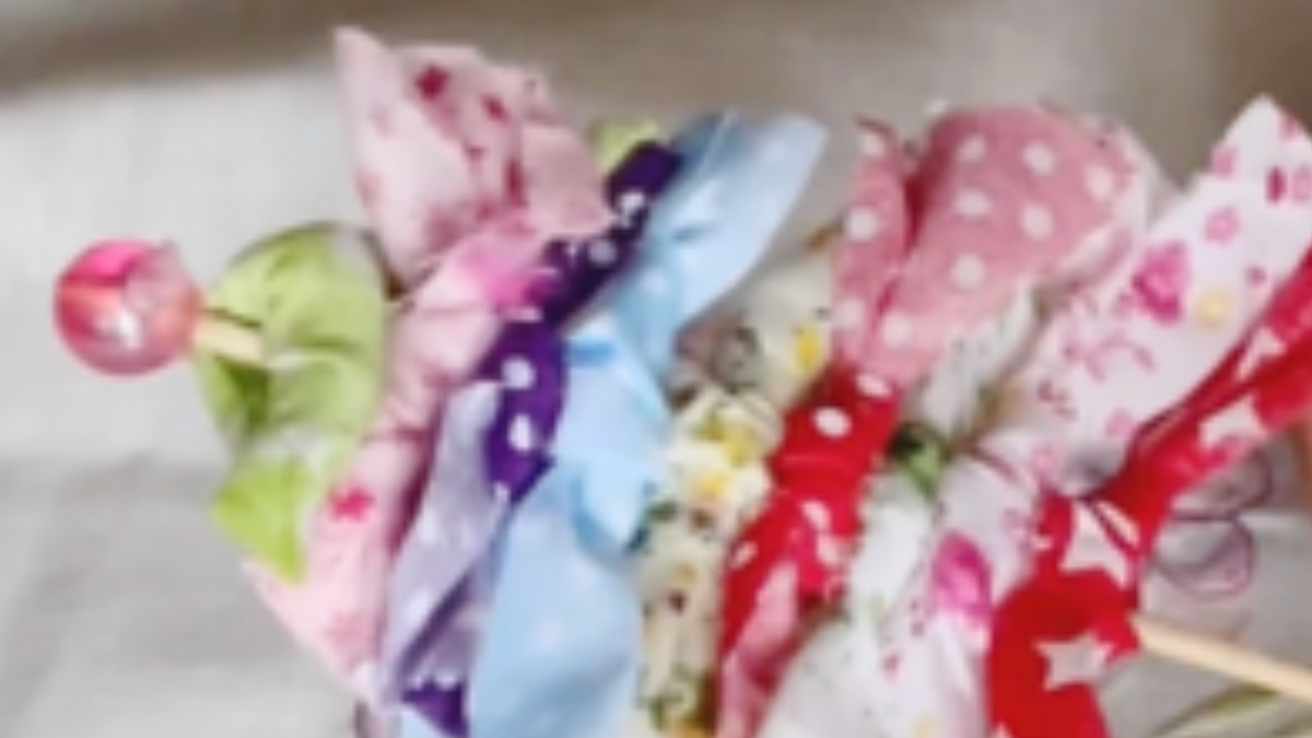 arbolito de navidad con retales de tela