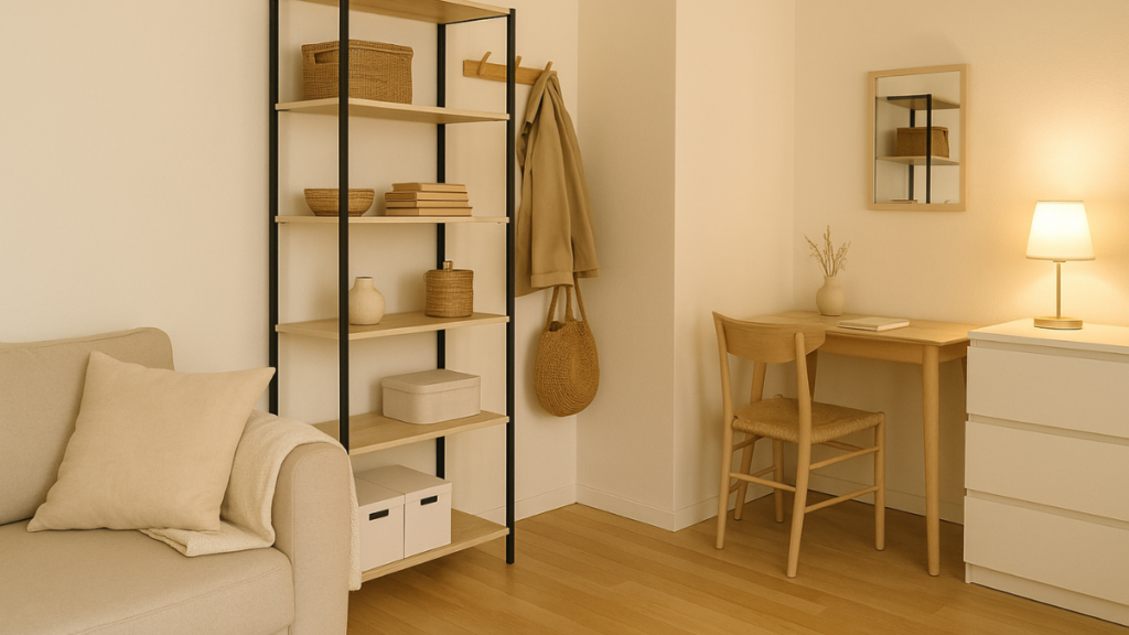 orden en un piso pequeño