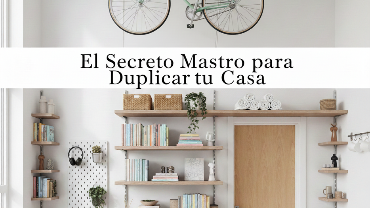 Guía infalible sobre Almacenaje Vertical en Pisos Pequeños.