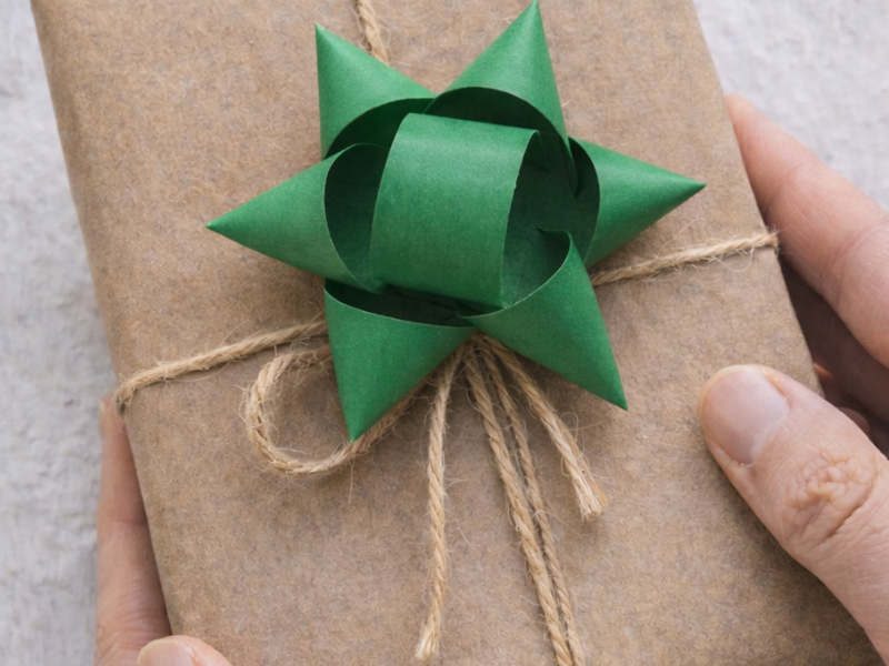 como hacer un lazo de regalo