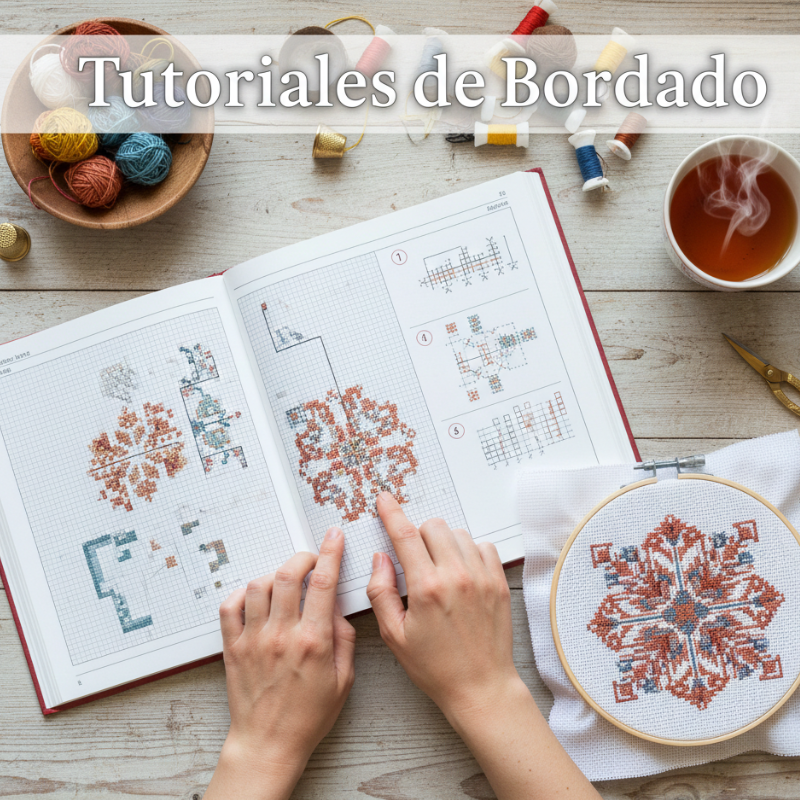 Tutoriales bordado Tutoriales bordado
