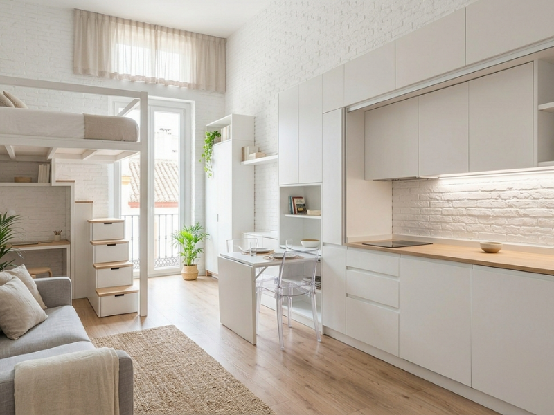 conseguir que un piso pequeño parezca más grande