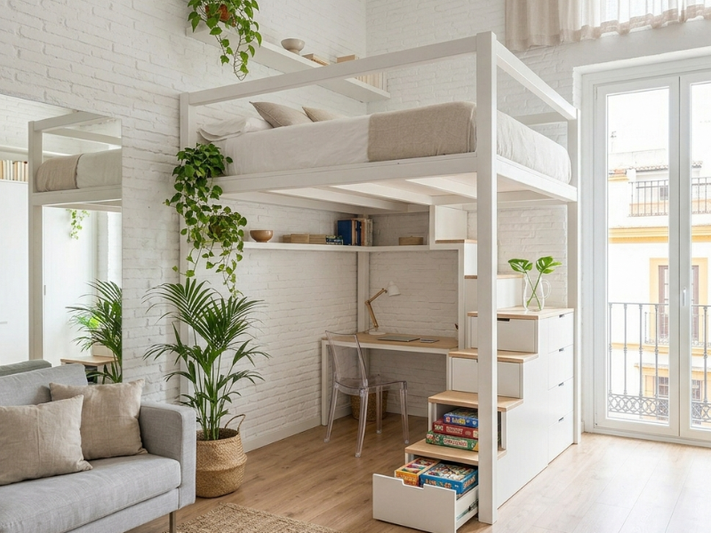 conseguir que un piso pequeño parezca más grande