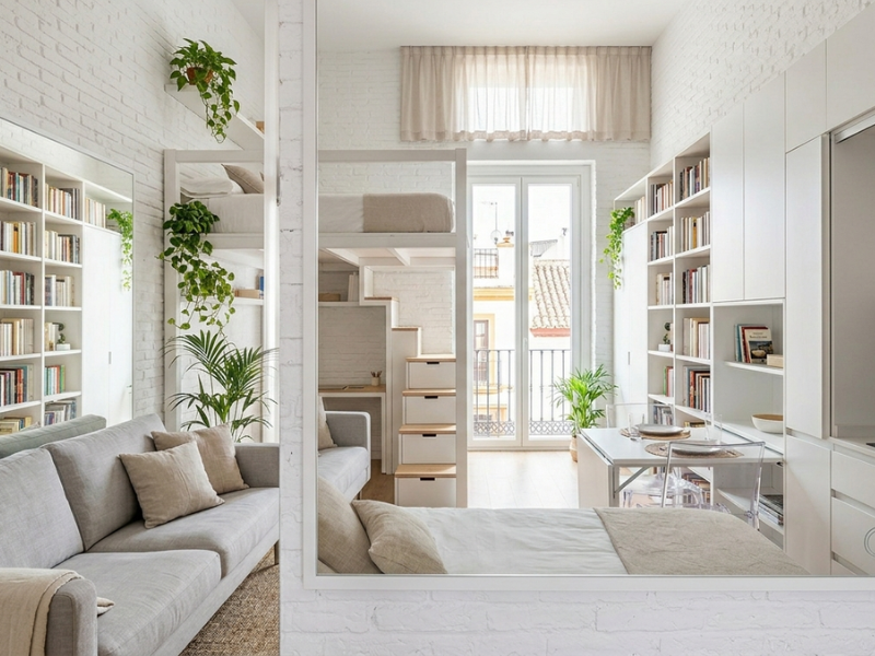 conseguir que un piso pequeño parezca más grande