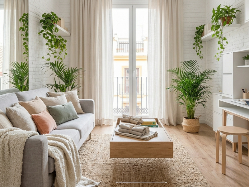 conseguir que un piso pequeño parezca más grande